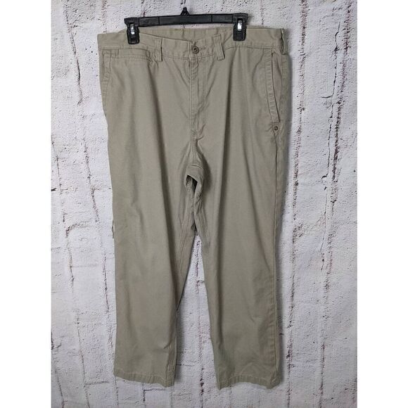 Duluth Trading Co Casual‎ Ballroom Khaki Pants Men's Size 38x30 Beige - Picture 2 of 6